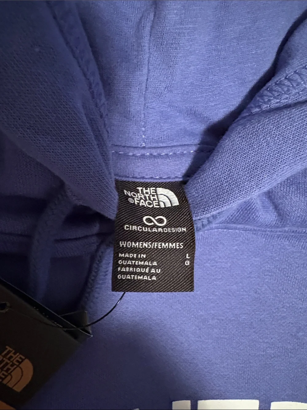 The North Face Men's Periwinkle Pullover Hoodie with White Logo